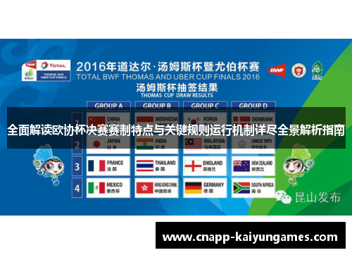 全面解读欧协杯决赛赛制特点与关键规则运行机制详尽全景解析指南
